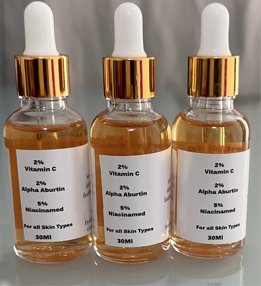 Alpha Aburtin, Niacinamed, Vitamin C Brightening Face Serum 30ml remove
