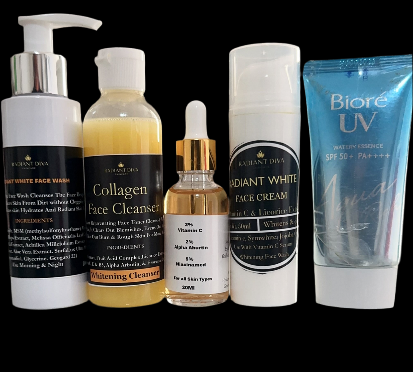 Radiant White Lightening Face Kit