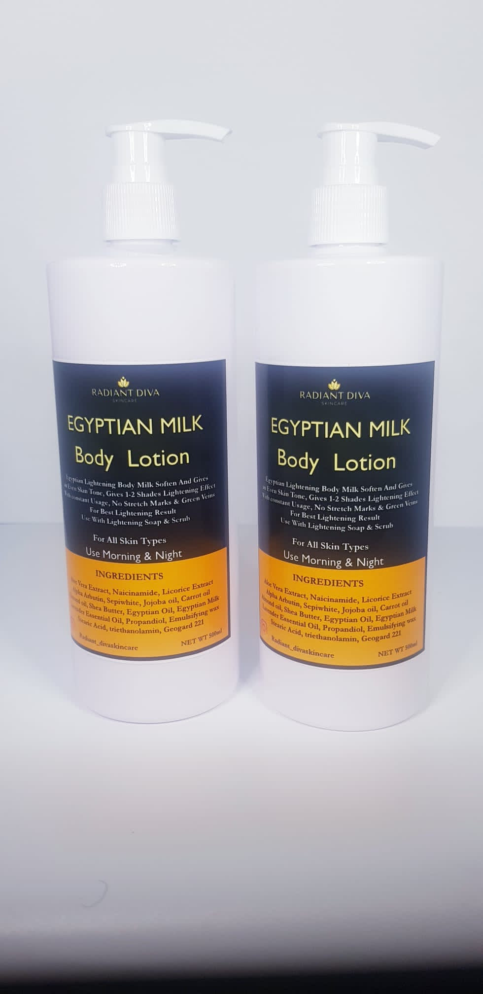 Egyptian Lightening Body lotion 500lm