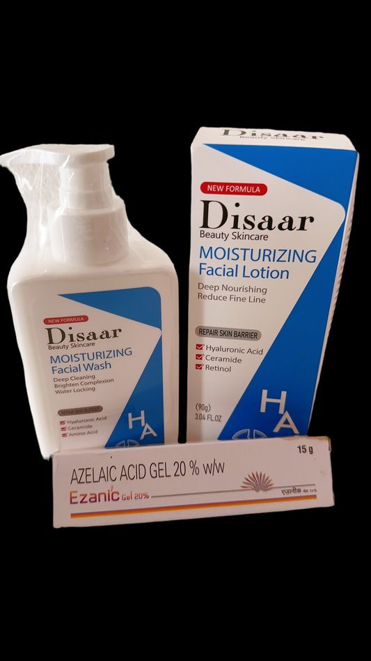 Azelaic Acid And Moisturiser For Acne, pigmentation, malasma, Acne Marks, Redness And rosacea Treatment