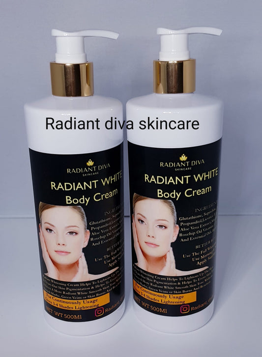 Radiant white body lotion 1x