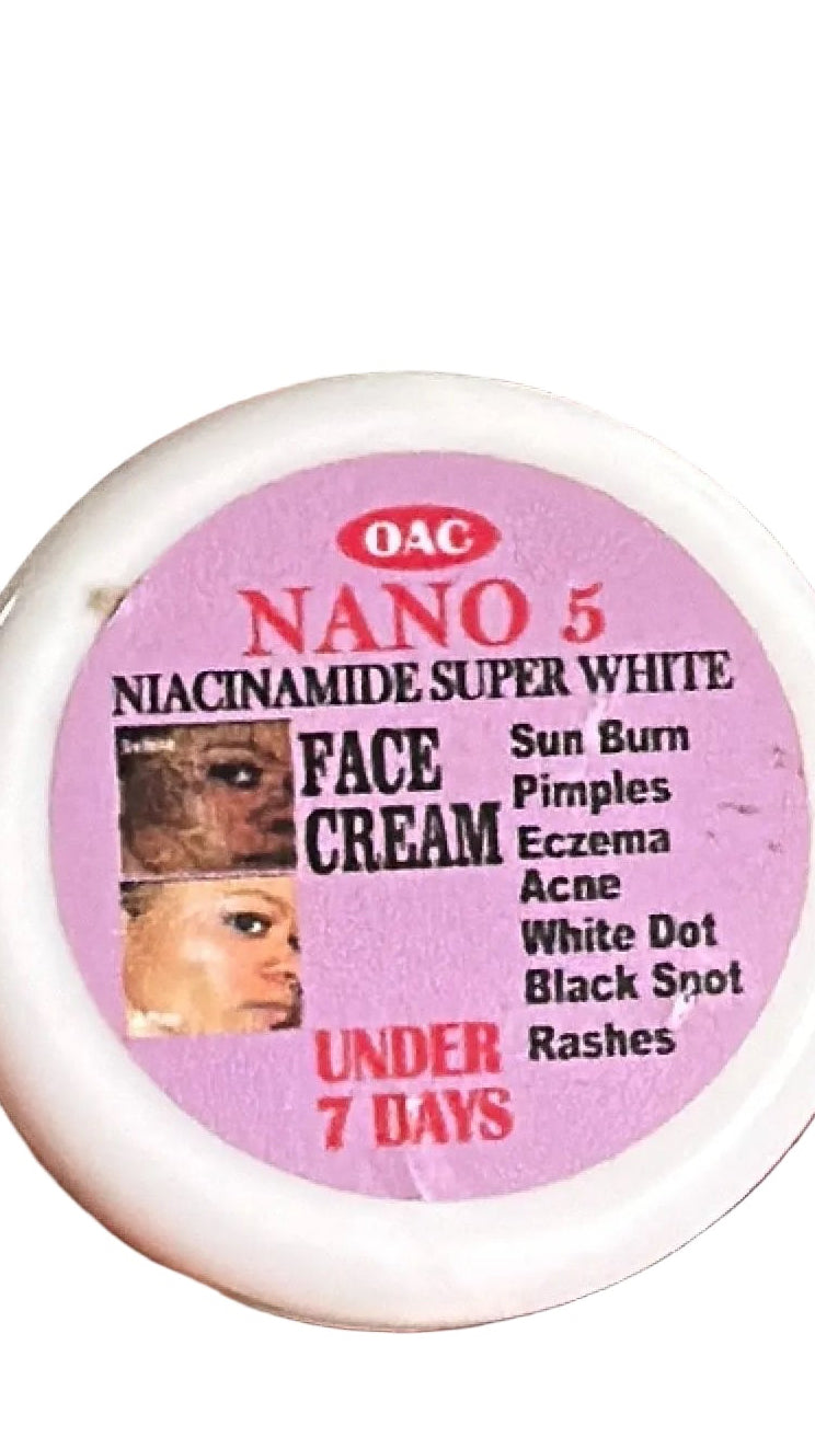 Nano 5 Niacinamed Super White Face Cream