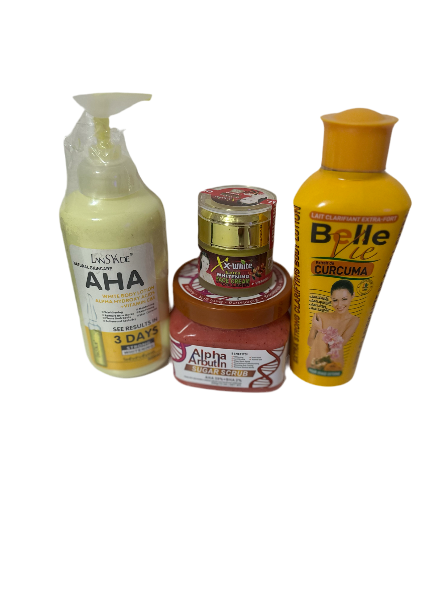 Belle vie lightening body and face kit