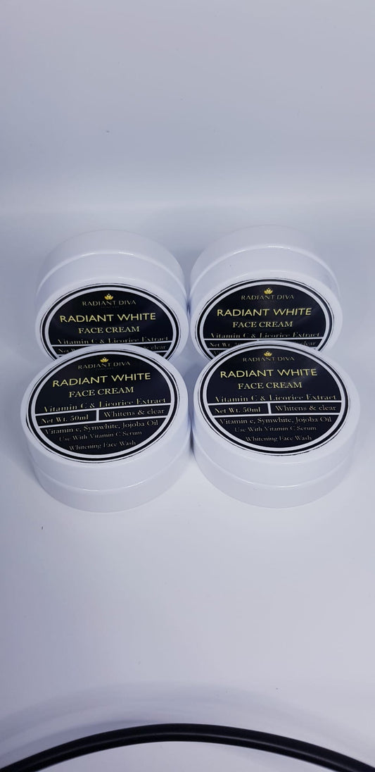 Radiant white lightening face cream 50ml