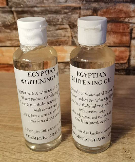 Egyptian raw whitening body oil