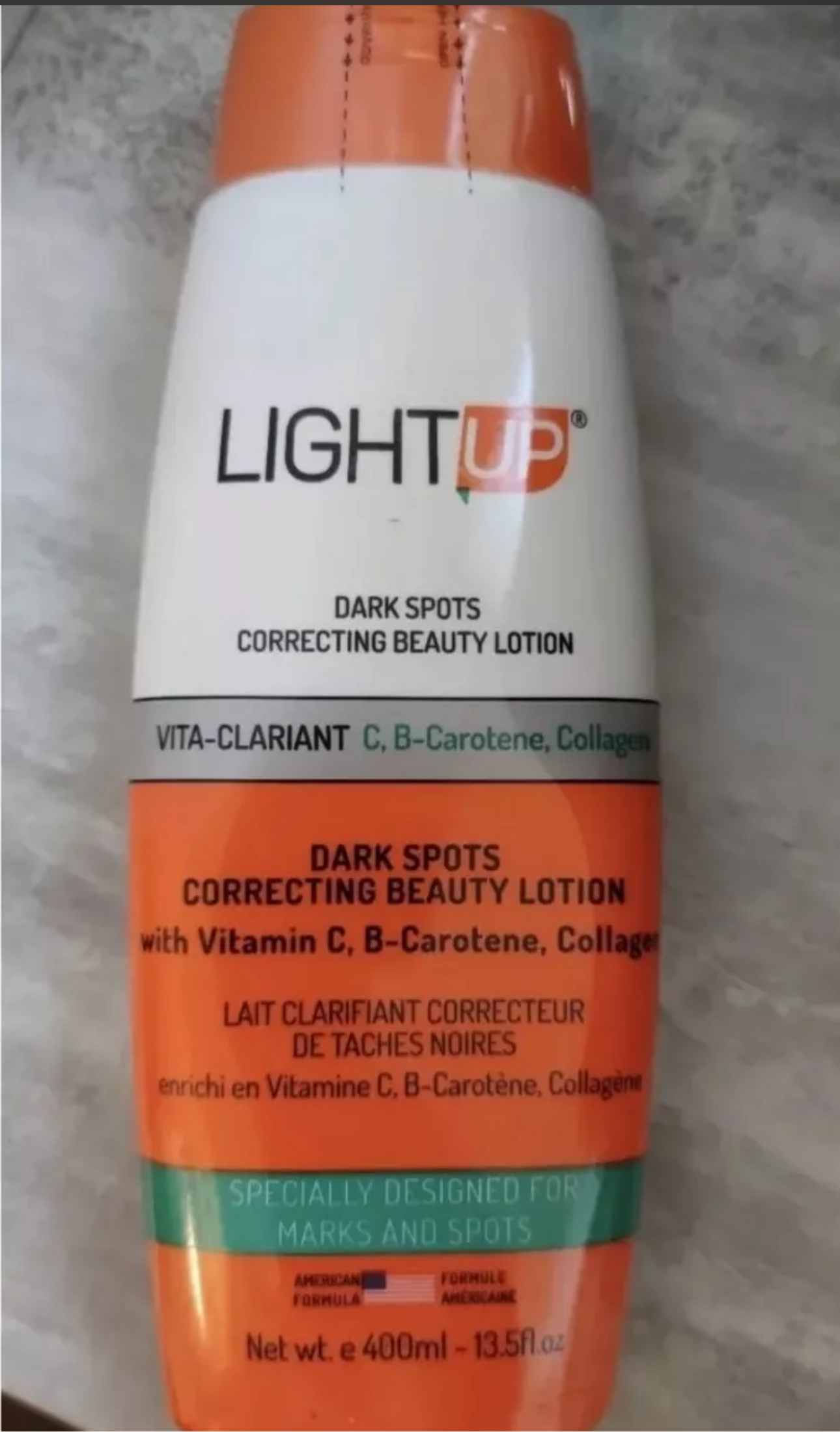 LIGHTup Dark Spots Correcting Beauty Lightening Lotion 400ml