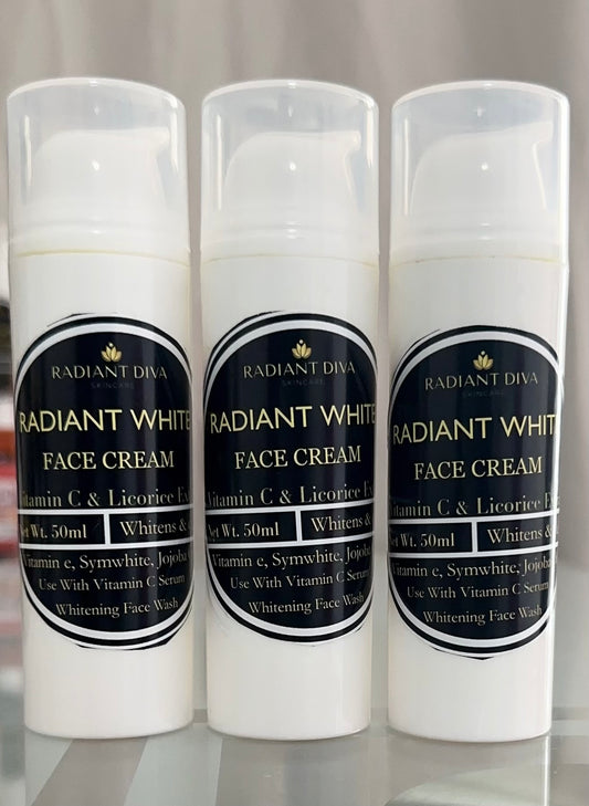 Radiant white lightening face cream 50ml
