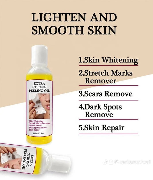 Extra Strong Peeling Oil For Stretch marks, Scars, Dark Spots & Skin Repair