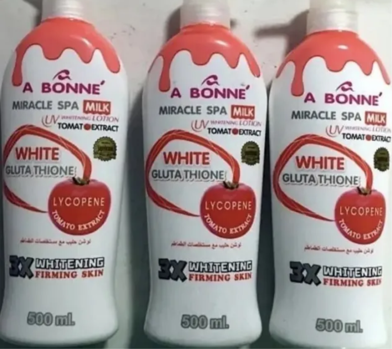 A bonne Miracle White Lotion With Tomatos extrat And AHA 500ml