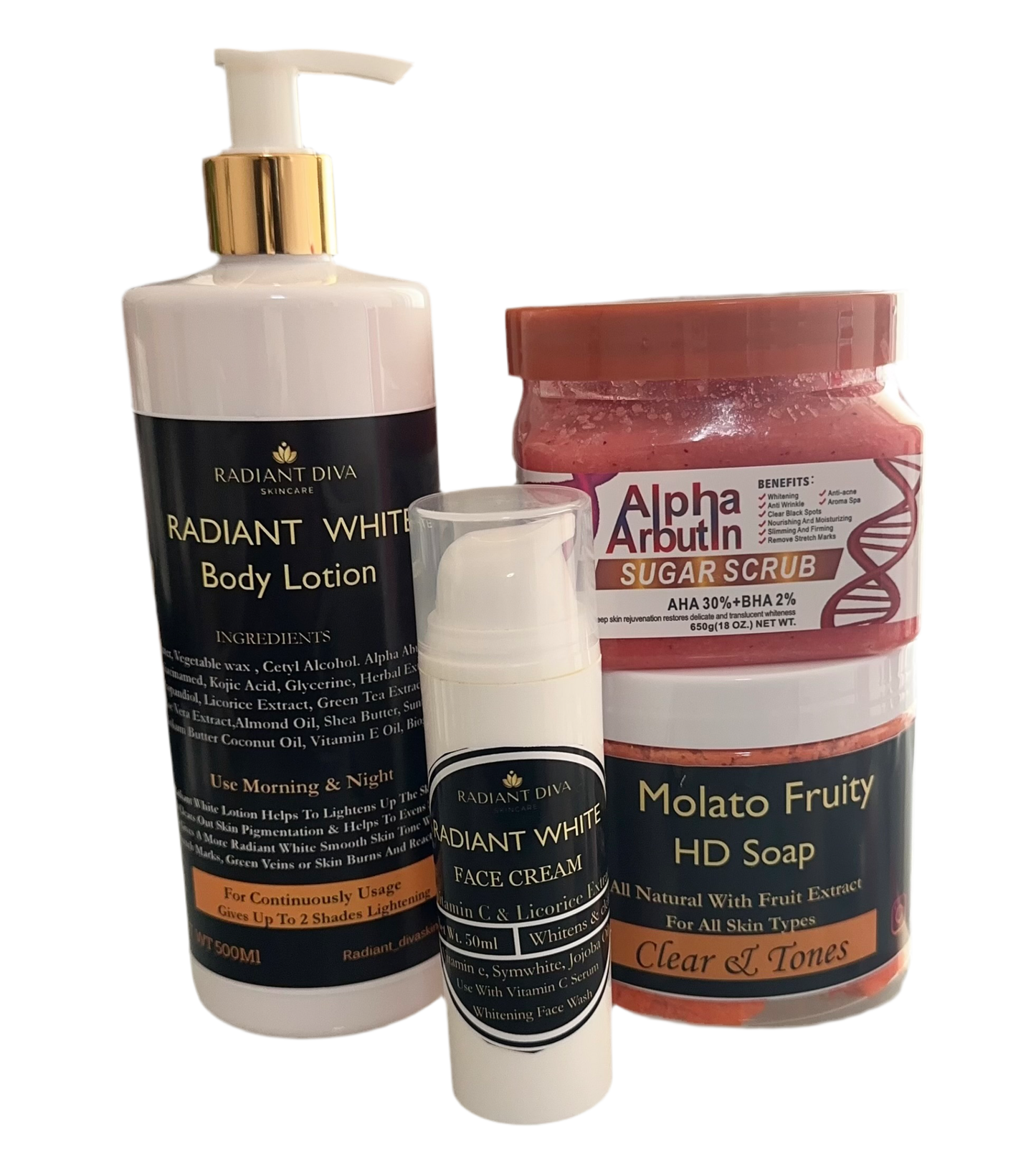 Radiant white Face/Body Set